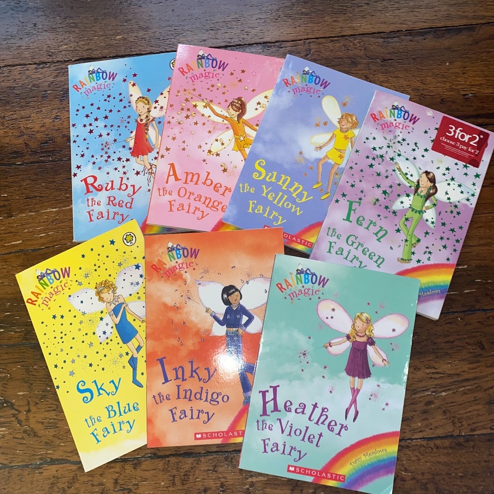 Rainbow Magic Fairy Books-The Color Fairies by Daisy Meadows.